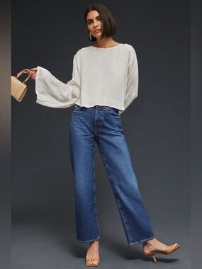 AG Kinsley High Rise Pop Crop, size 31